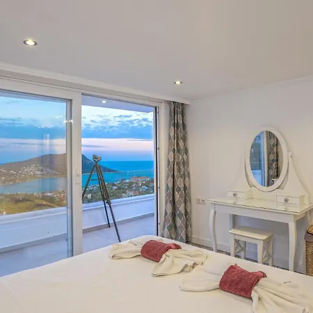 Panorama, Kalkan, Private Pool, Panoramic Sea View 빌라 칼칸