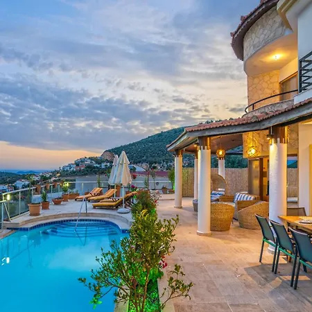 Vilă Panorama, Kalkan, Private Pool, Panoramic Sea View *